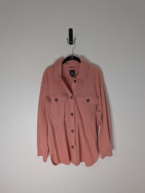 wild fable Dusty Rose Teddy Button-Front Jacket